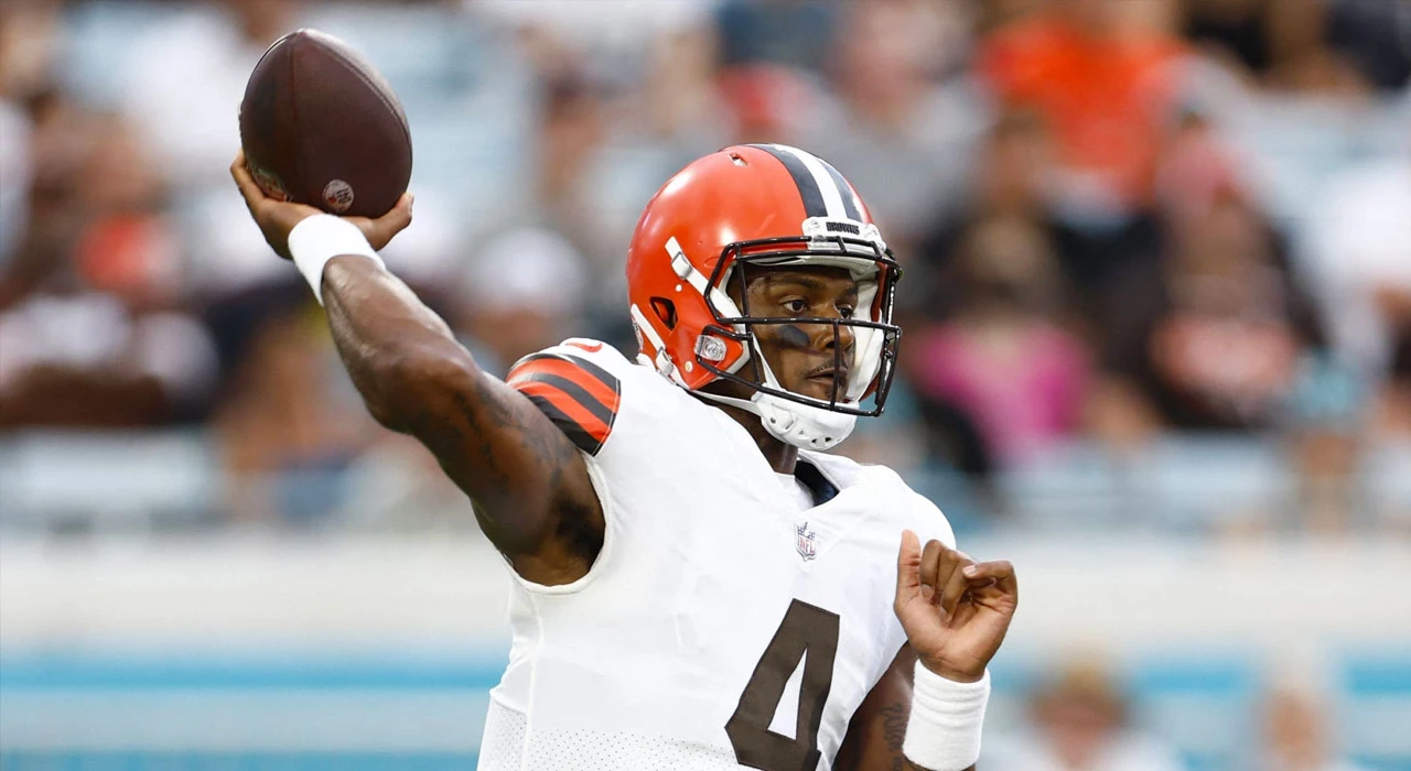 No 1º jogo de Deshaun Watson em casa, Cleveland Browns pegam os Ravens; Lamar Jackson é dúvida