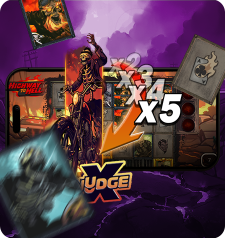 Símbolos Wild e xNudge Wild do jogo.