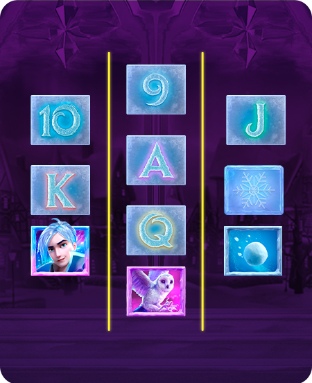 Símbolos do jogo Jack Frost's Winter.