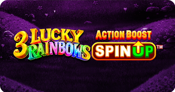 Logo do jogo 3 Lucky Rainbows Action Boost SpinUP