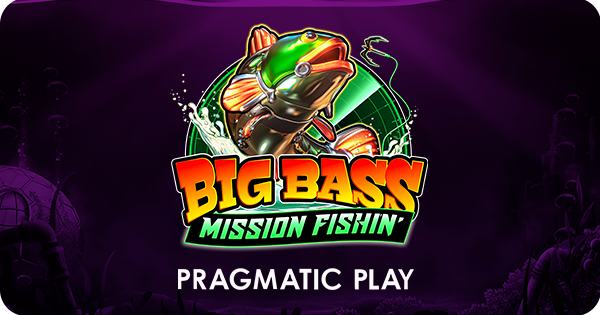 Jogo de slot Big Bass Mission Fishin' da Pragmatic Play.