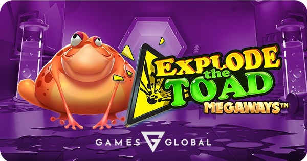 Jogo de slot Explode the Toad Megaways da Games Global.