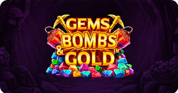 Logo do jogo Gems, Bombs & Gold