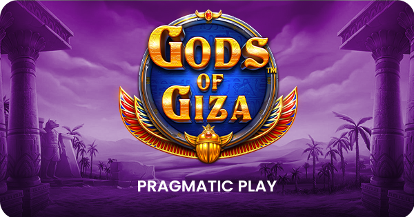 Jogo de slot Gods of Giza da Pragmatic Play.