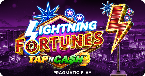 Logo do jogo Lightning Fortunes - Tap n Cash