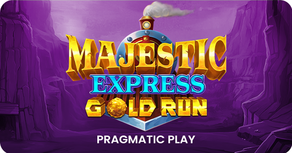 Jogo de slot Majestic Express Gold Run da Pragmatic Play.