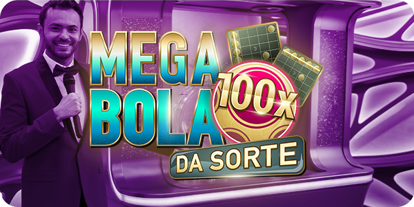 Jogo de bingo ao vivo Mega Bola Da Sorte da Evolution Gaming.