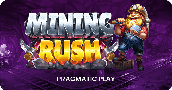 Jogo de slot Mining Rush da Pragmatic Play.