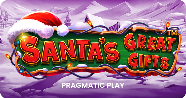 Jogo de slot Santa's Great Gifts da Pragmatic Play.