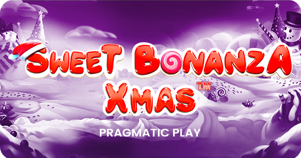 Jogo de slot Sweet Bonanza Xmas da Pragmatic Play.