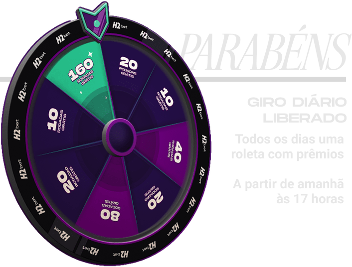 Parabens! Giro diario liberado