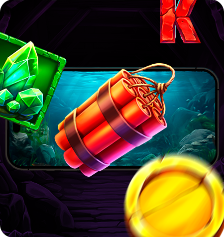 Símbolo Bomba do jogo Gems, Bombs & Gold.