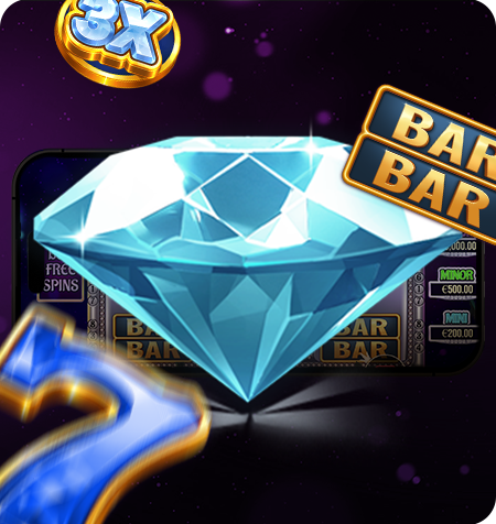 Simbolo Bonus Diamante do Jogo Gem Trio