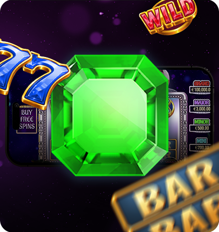 Simbolo Bonus Esmeralda do Jogo Gem Trio