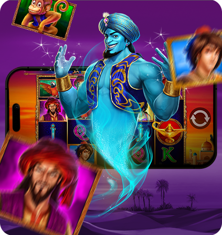 Símbolo Bonus Extra do jogo 3 Genie Wishes.