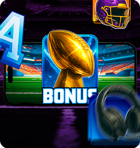 Símbolo bônus do jogo Gridiron Legends X UP.