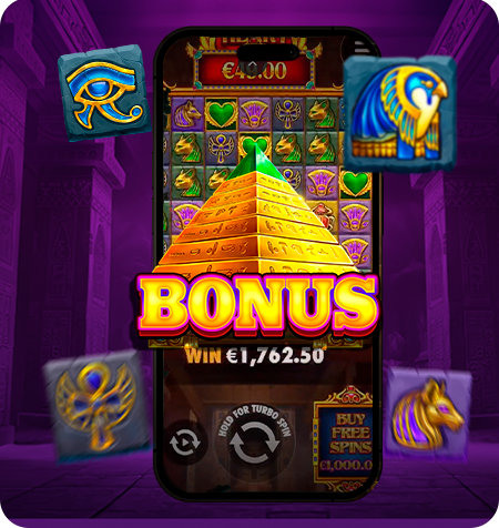 Símbolo Bônus do jogo Heart of Cleopatra.