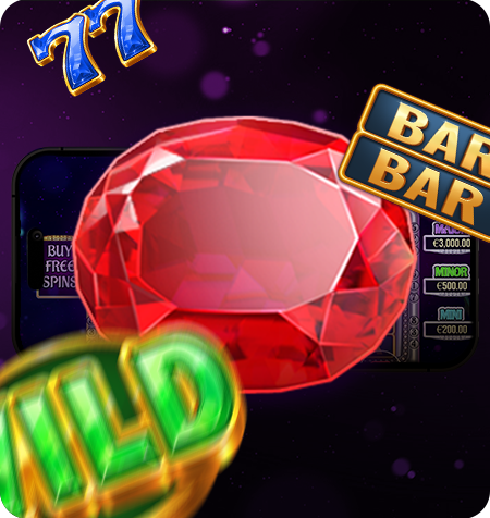 Simbolo Bonus Rubi do Jogo Gem Trio