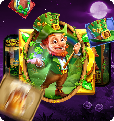 Símbolo Duende do jogo Rainbow Gold.