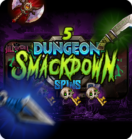Modo Dungeon Smackdown do jogo Kill Em All.