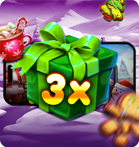 Símbolo Presente Multiplicador do Jogo Santa's Great Gifts