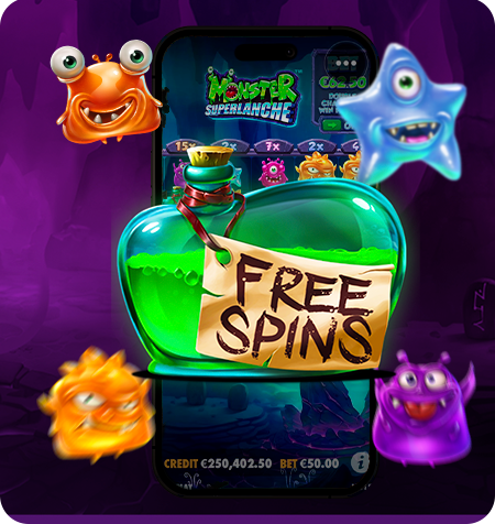 Símbolo Scatter do jogo Monster Superlanche.