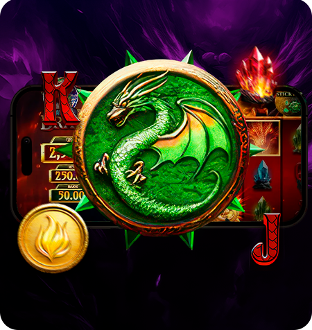 Símbolo pegajoso de giros grátis do jogo Cash Spree Dragon