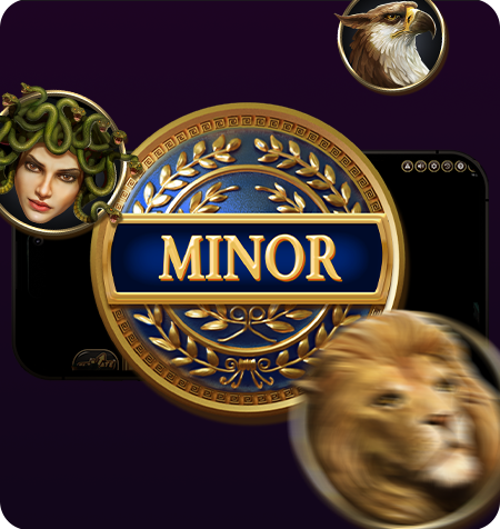 Símbolo Jackpot Minor do jogo Divine Fortune Black