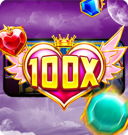Símbolo Multiplicador 100x do jogo Starlight Princess