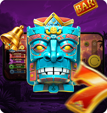 Símbolo Scatter do jogo Aztec Inferno: Gold Eruption.