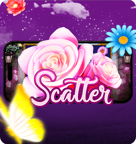 Simbolo Scatter do jogo Butterfly Staxx 2 da NetEnt.