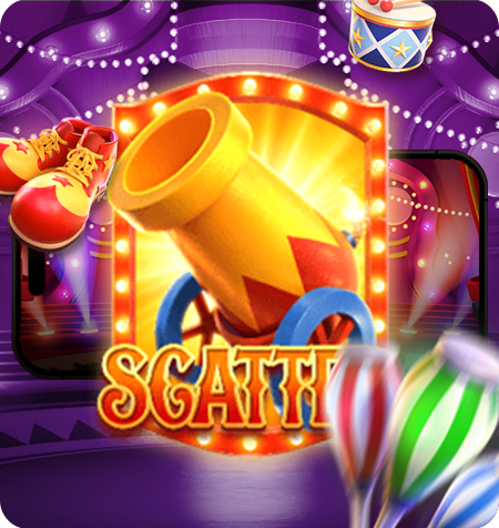 Símbolo de bônus do jogo Circus Delight.