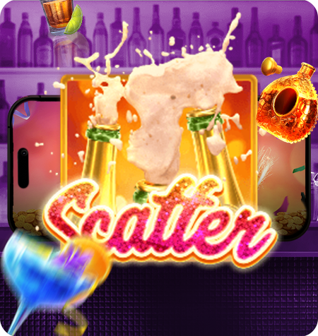 Símbolo Scatter do jogo Cocktail Nights.