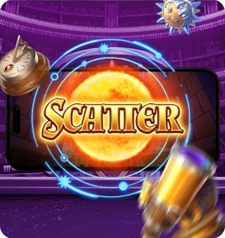 Símbolo Scatter do jogo Destiny of Sun & Moon.