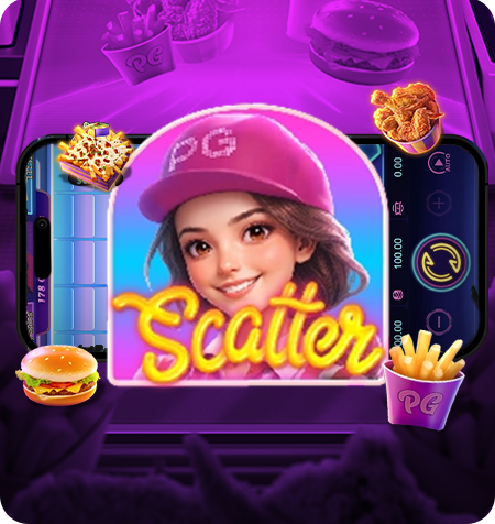 Símbolo Scatter do jogo Diner Frenzy Spins