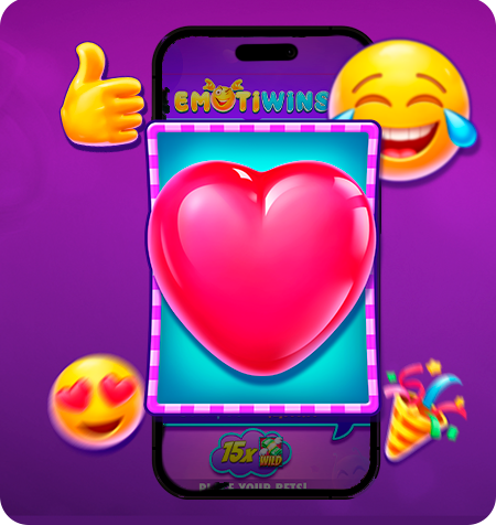 Símbolo Heart do jogo Emotiwins.