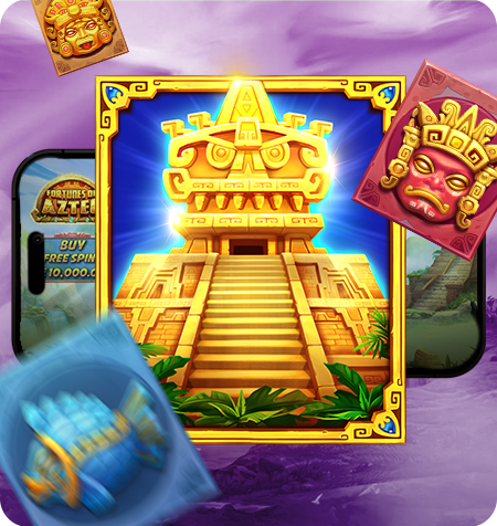 Símbolo Scatter do jogo Fortunes of Aztec.
