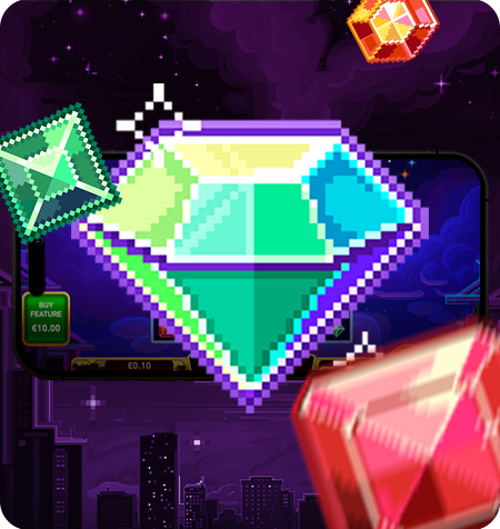 Símbolo de bônus do jogo Giga Match Gems.