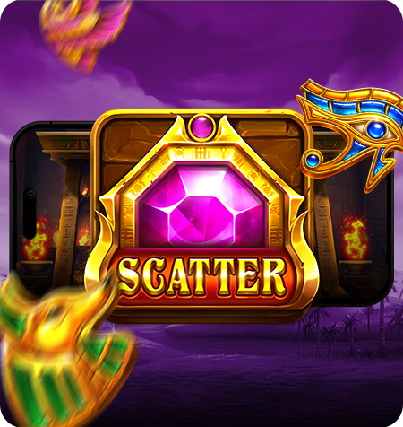 Símbolo Scatter do jogo Gods of Giza.