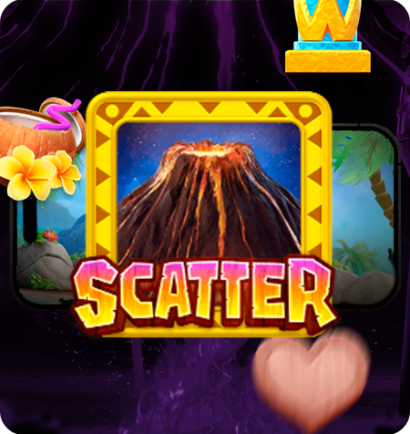 Símbolo Scatter do jogo Hawaiian Tiki.