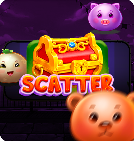 Símbolo Scatter do jogo Mochimon.