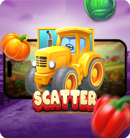 Símbolo Scatter do jogo Pig Farm.