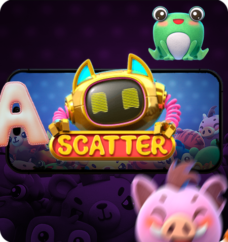 Símbolo Scatter do jogo Plushie Frenzy