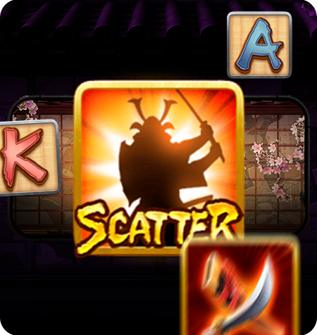 Símbolo Scatter Samurai