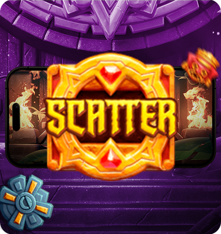 Símbolo Scatter do jogo Treasures of Aztec.