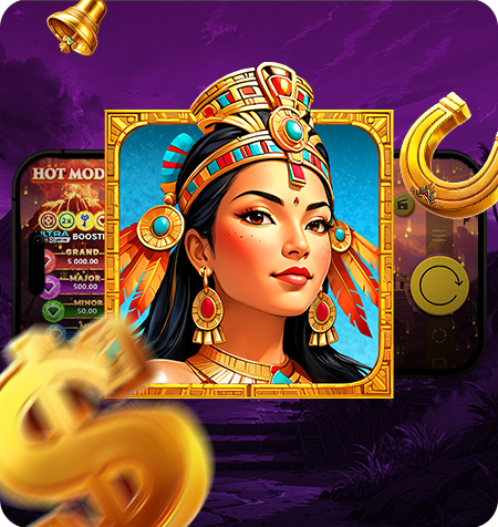 Símbolo Wild do jogo Aztec Inferno: Gold Eruption.