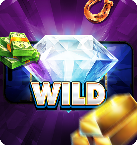 Simbolo Wild do jogo Big Gains.