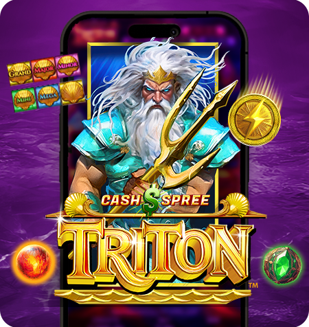 Símbolo especial do jogo Cash Spree Triton.