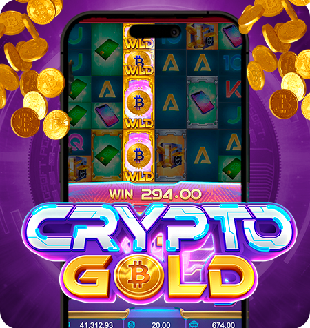 Símbolo especial do jogo Crypto Gold.