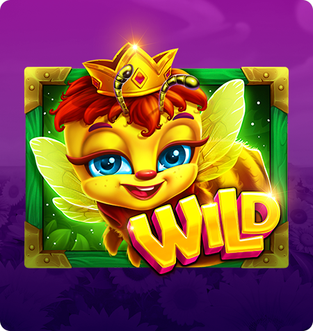 Símbolo Wild cercado do jogo.